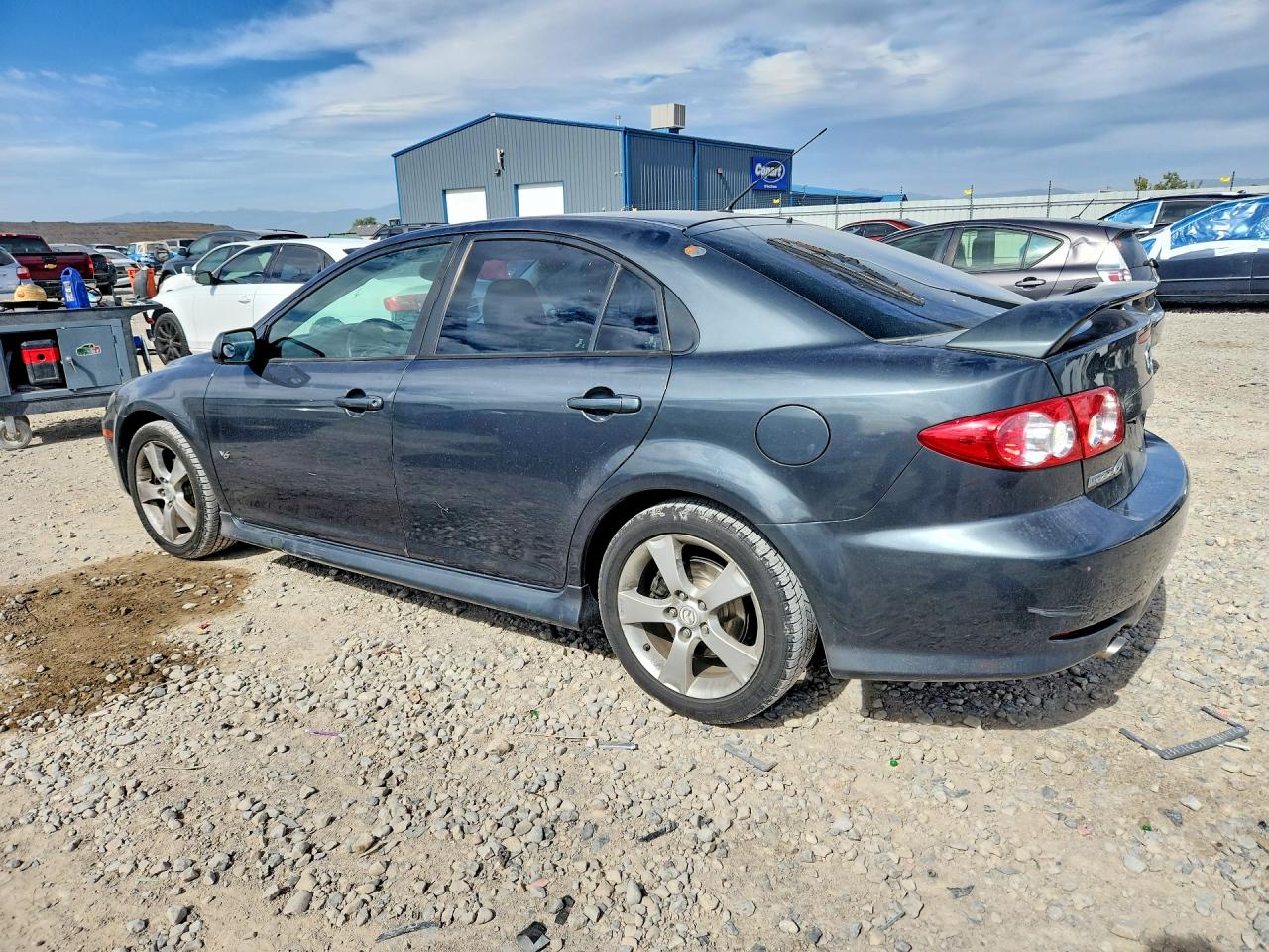 2005 Mazda 6 S Gray vin: 1YVHP84D155M14628