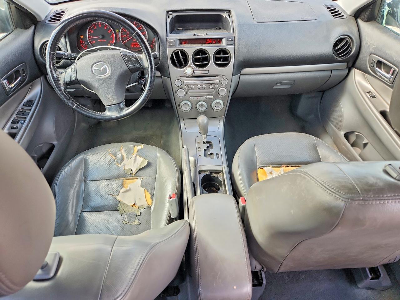 2005 Mazda 6 S Gray vin: 1YVHP84D155M14628
