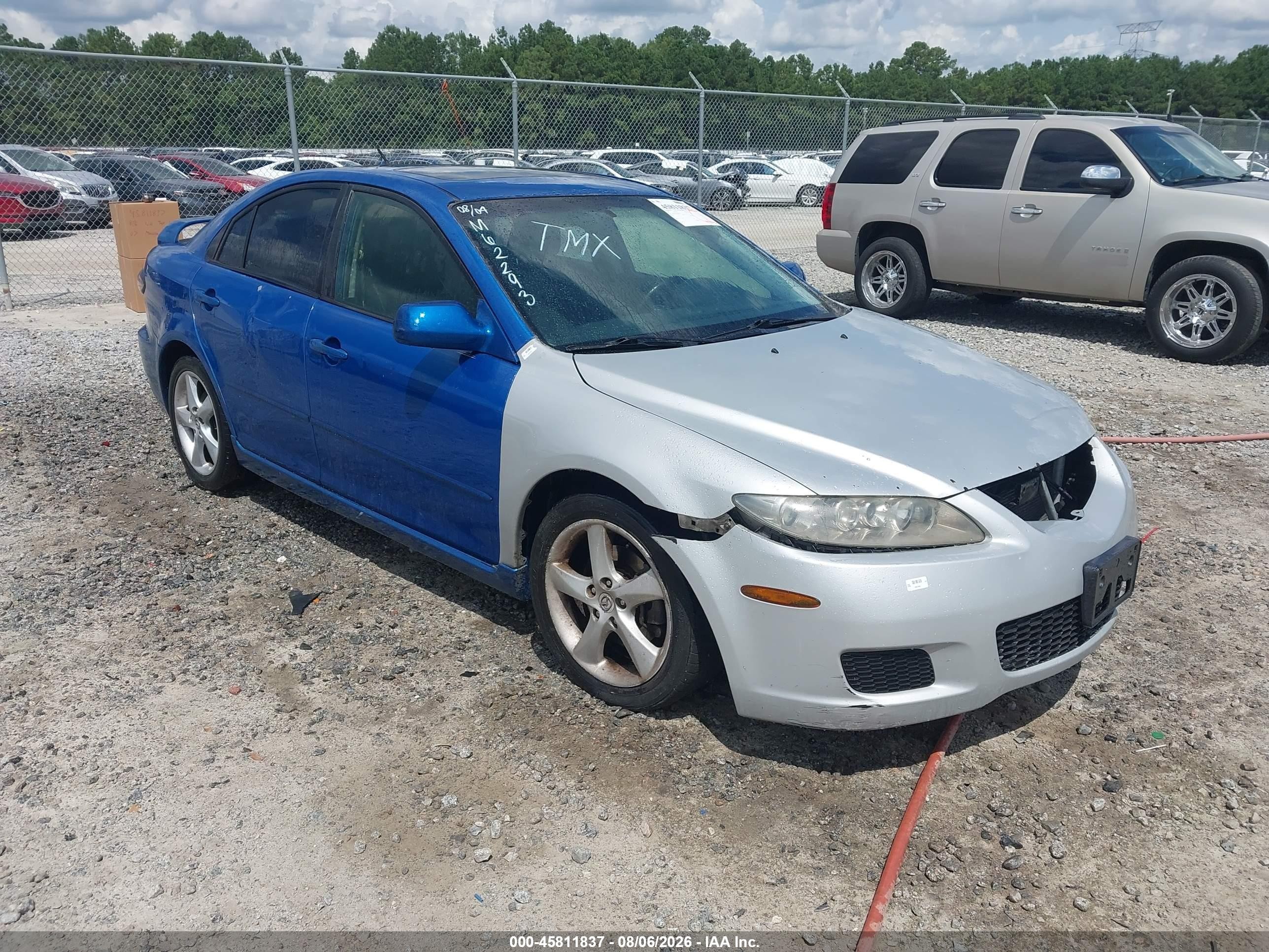 2007 Mazda Mazda6 S Touring Blue vin: 1YVHP84D175M62293