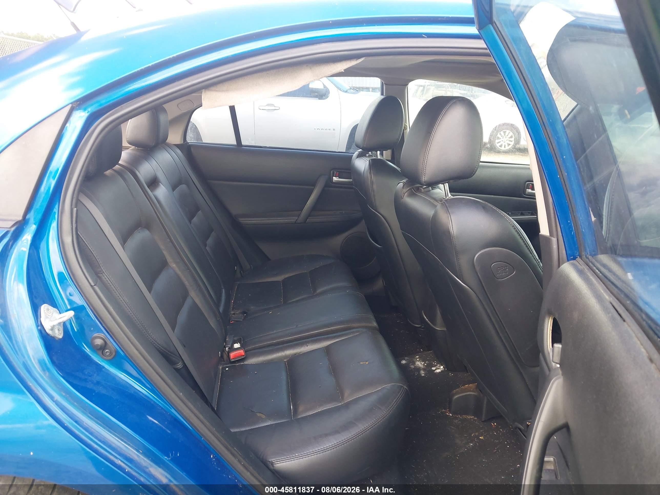 2007 Mazda Mazda6 S Touring Blue vin: 1YVHP84D175M62293