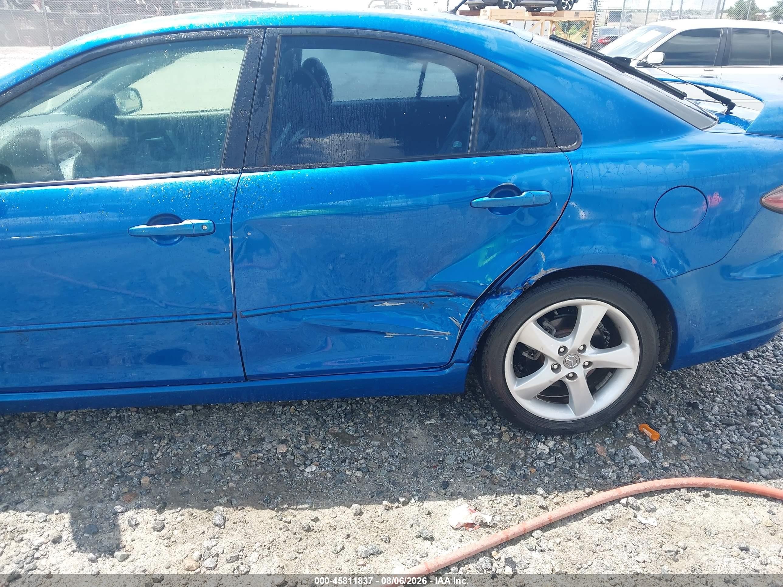 2007 Mazda Mazda6 S Touring Blue vin: 1YVHP84D175M62293