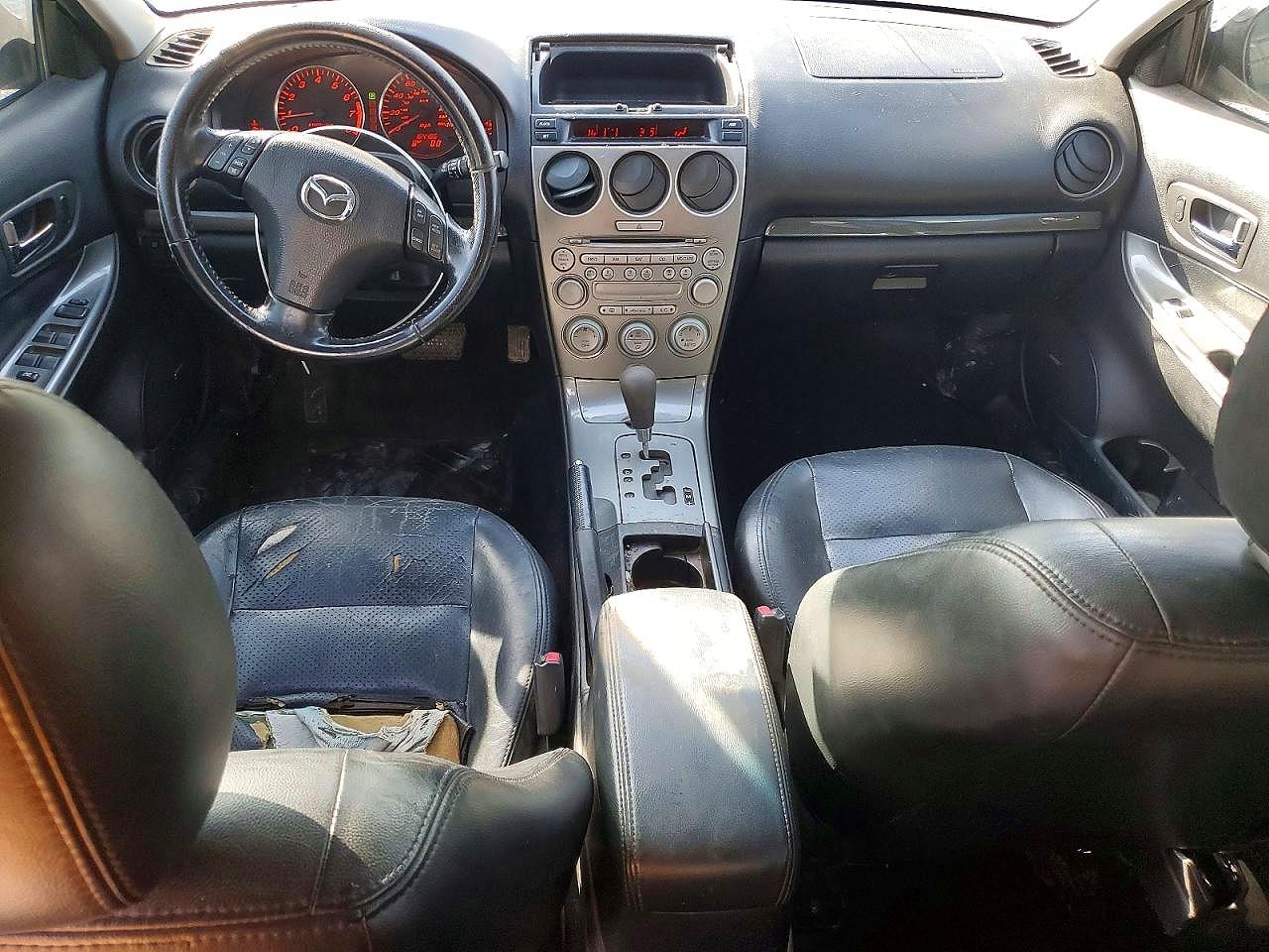 2005 Mazda 6 S Black vin: 1YVHP84D355M28529