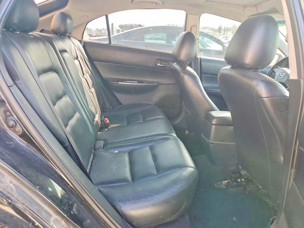 2005 Mazda 6 S Black vin: 1YVHP84D355M28529