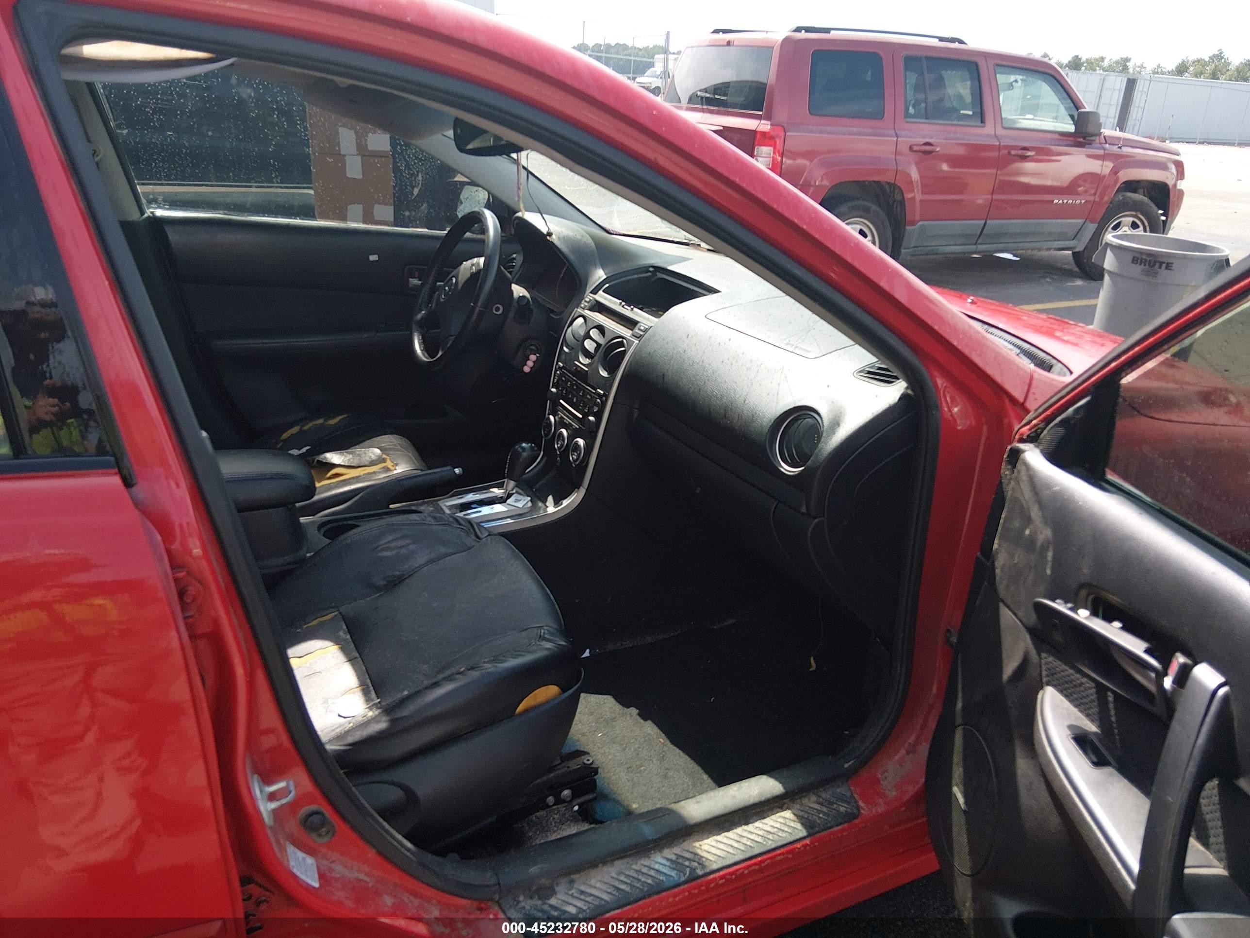 2006 Mazda Mazda6 S Sport Red vin: 1YVHP84D465M02829