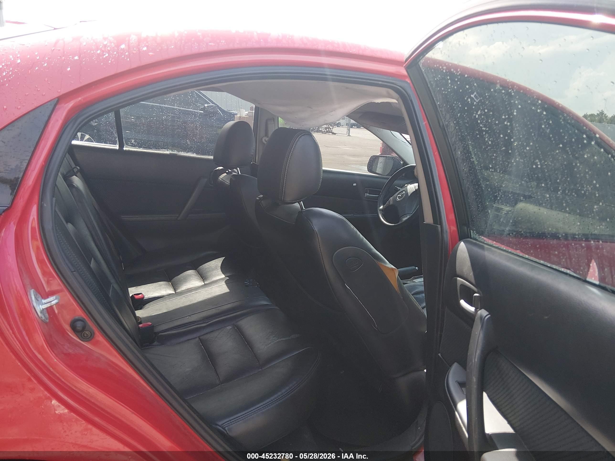 2006 Mazda Mazda6 S Sport Red vin: 1YVHP84D465M02829