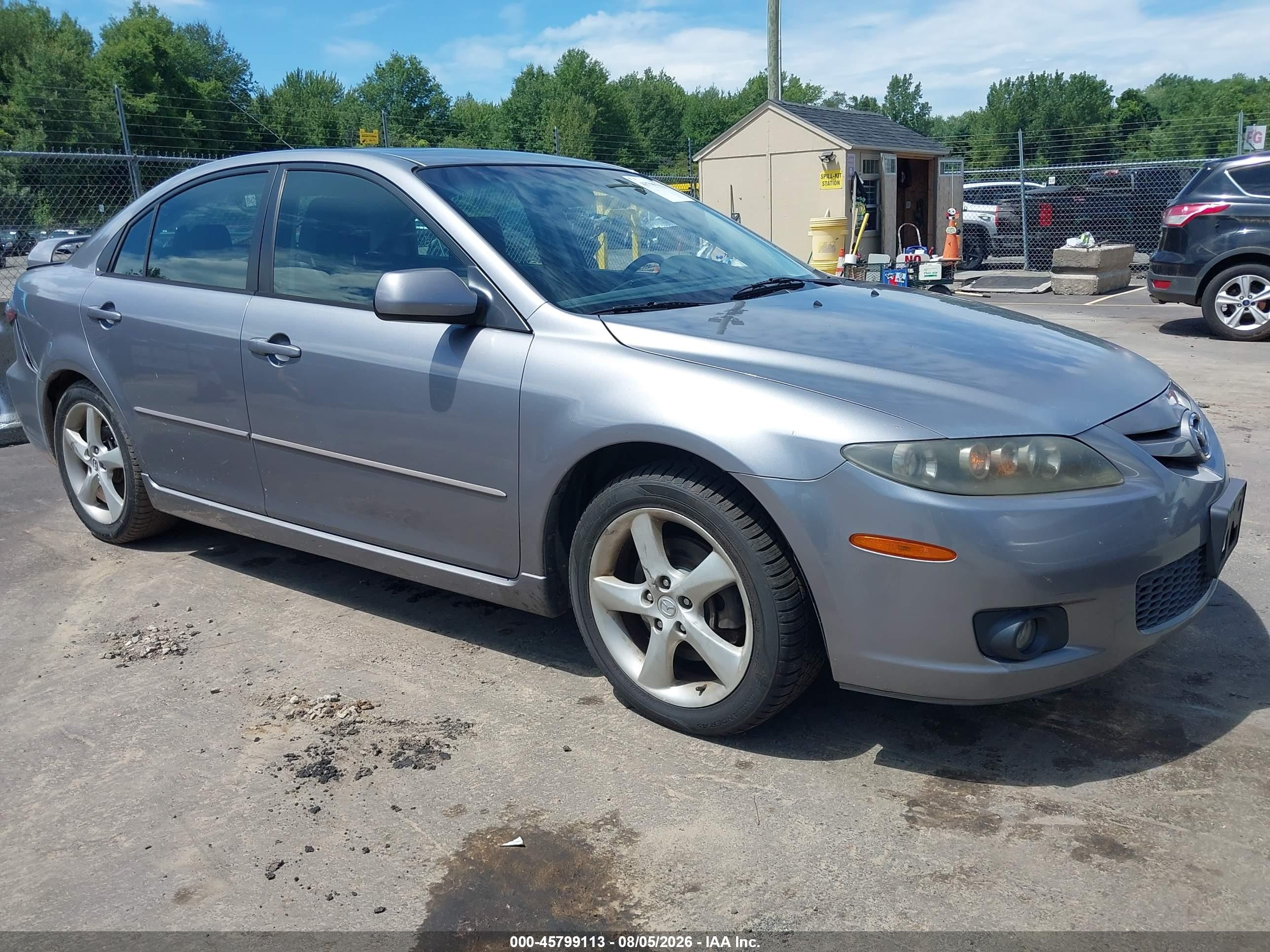 2006 Mazda Mazda6 Sport S Silver vin: 1YVHP84D465M33532