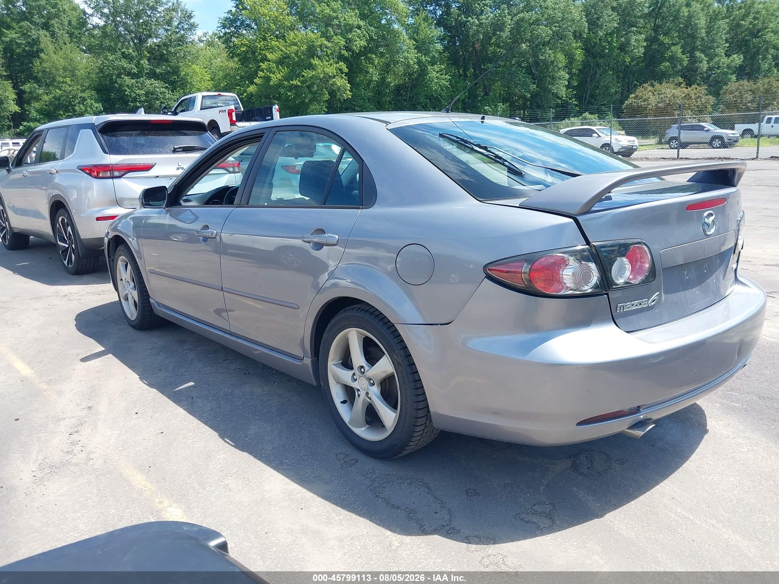 2006 Mazda Mazda6 Sport S Silver vin: 1YVHP84D465M33532