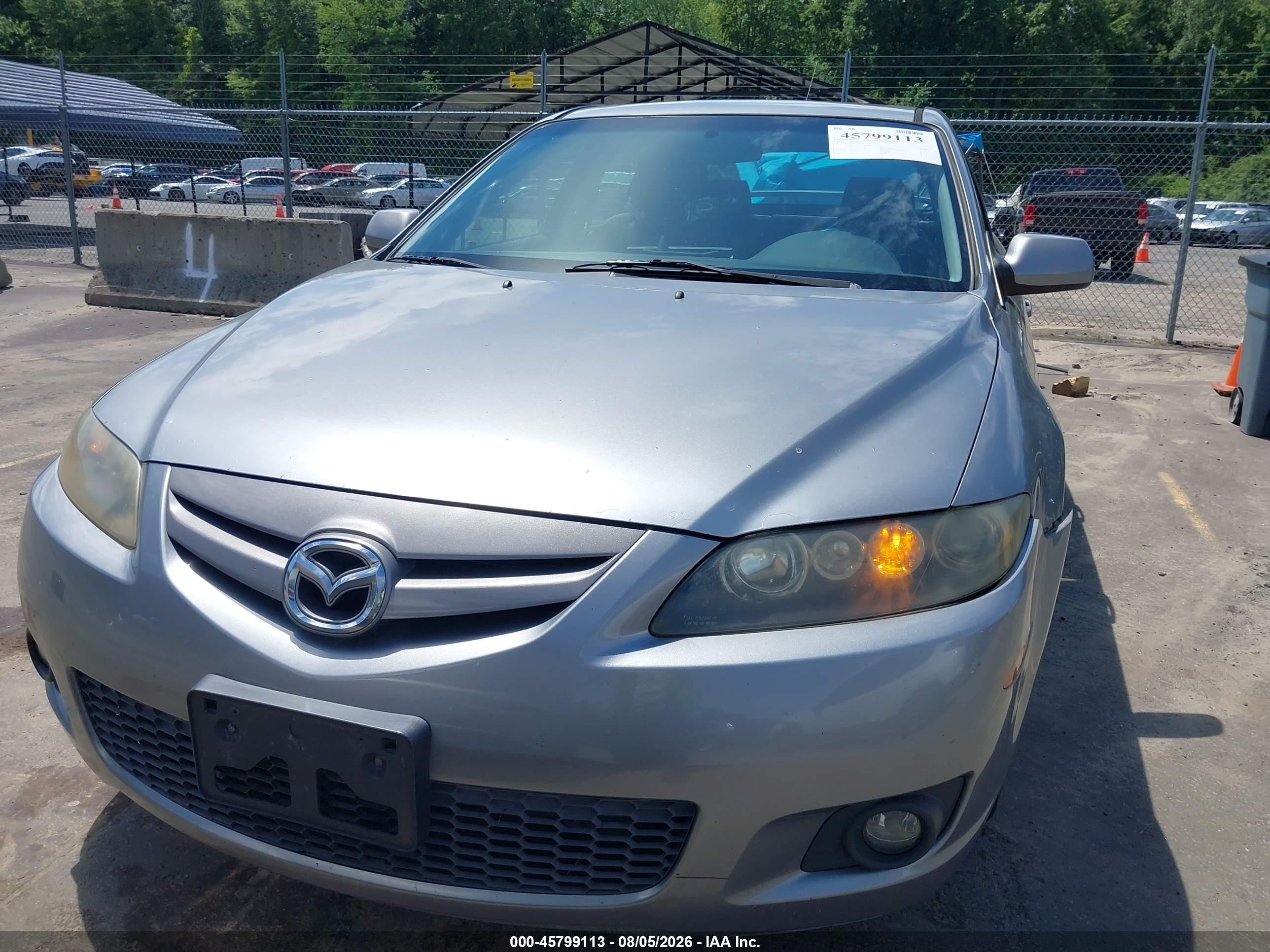 2006 Mazda Mazda6 Sport S Silver vin: 1YVHP84D465M33532