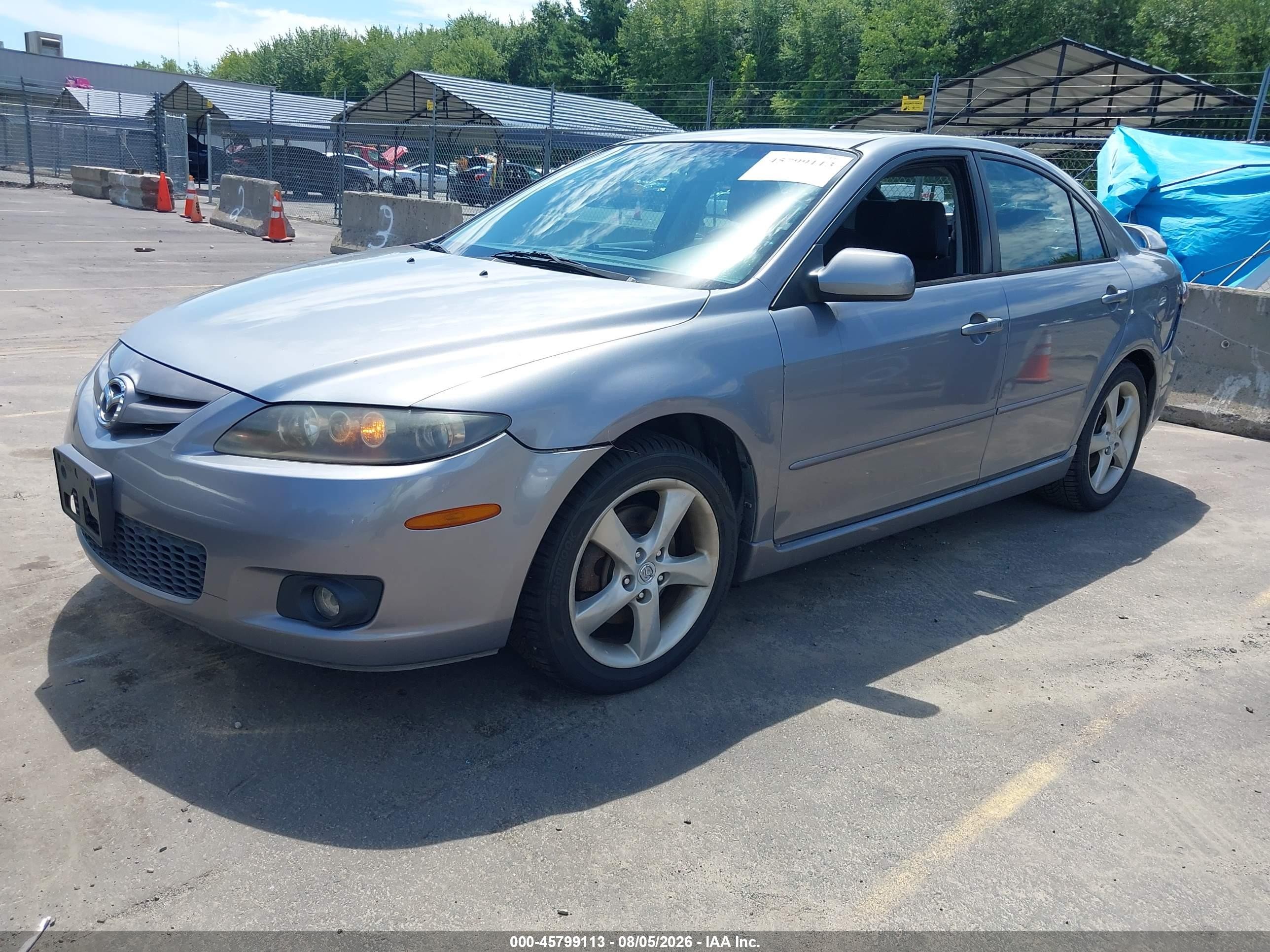 2006 Mazda Mazda6 Sport S Silver vin: 1YVHP84D465M33532
