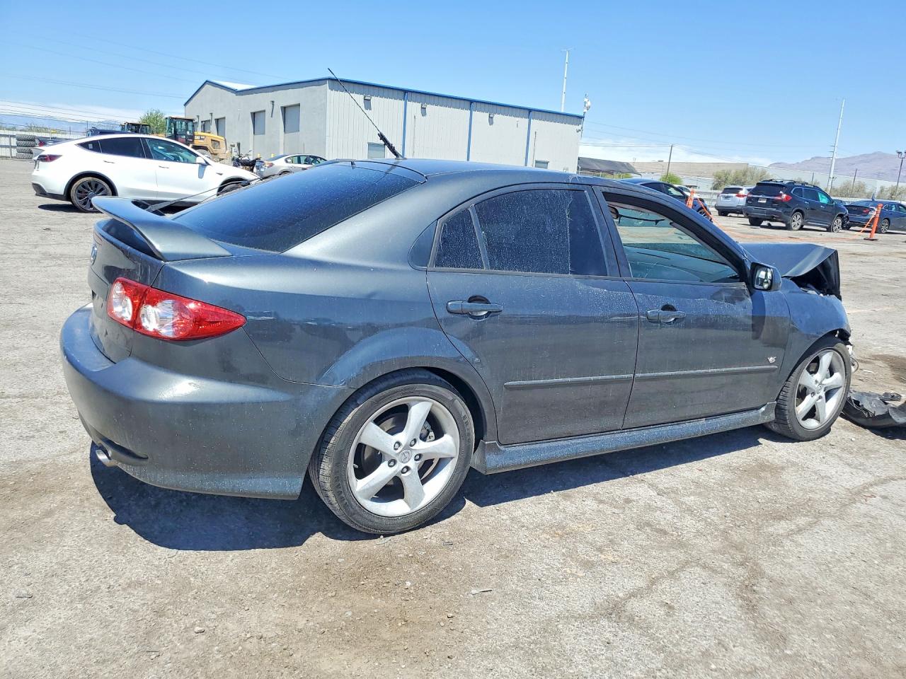 2005 Mazda 6 S Gray vin: 1YVHP84D555M77411