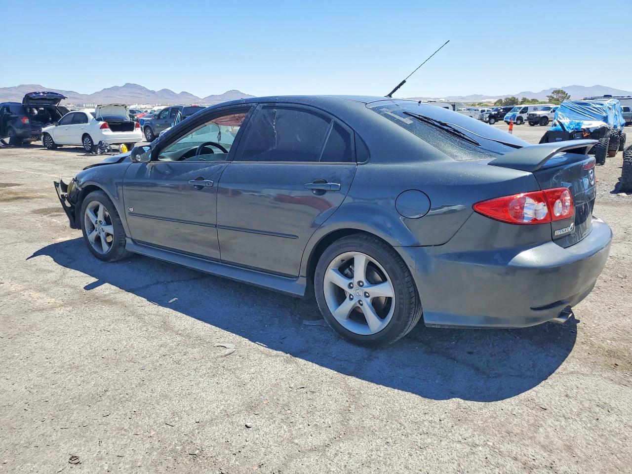 2005 Mazda 6 S Gray vin: 1YVHP84D555M77411