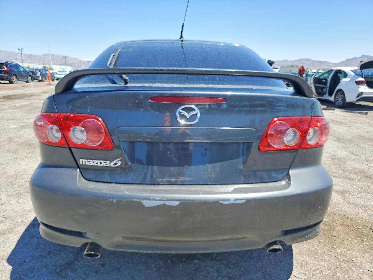 2005 Mazda 6 S Gray vin: 1YVHP84D555M77411