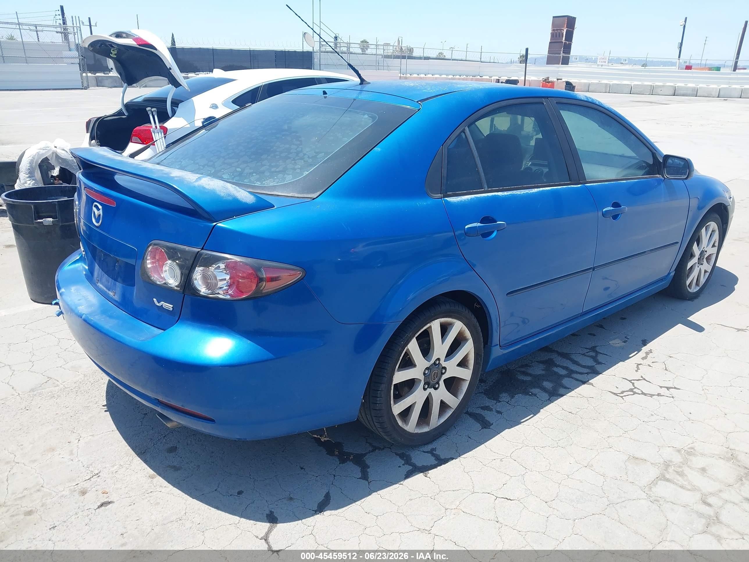 2006 Mazda Mazda6 Grand Sport S Blue vin: 1YVHP84D565M43244