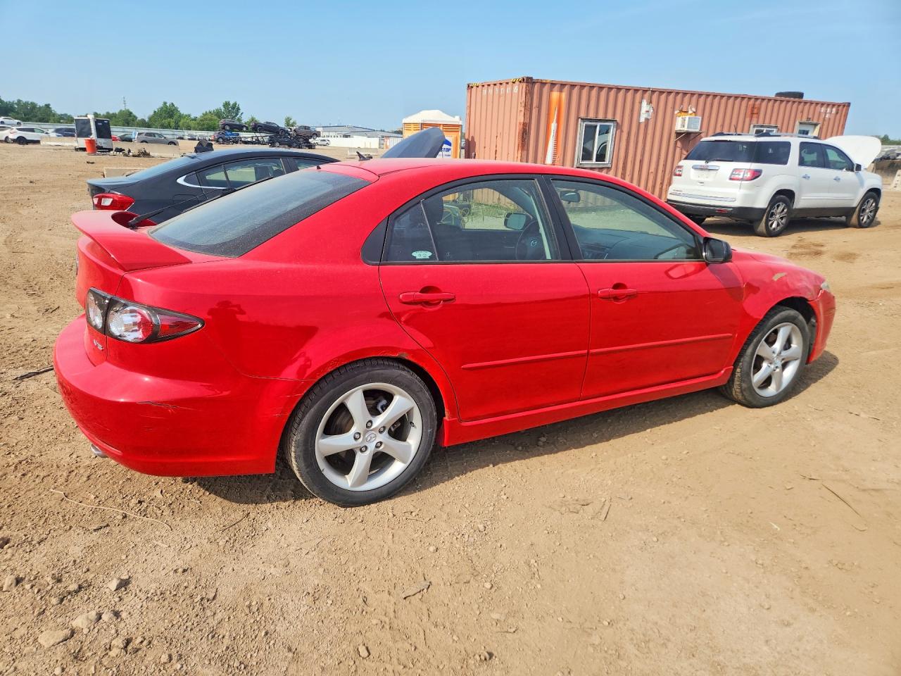 2006 Mazda 6 S Black vin: 1YVHP84D565M55894