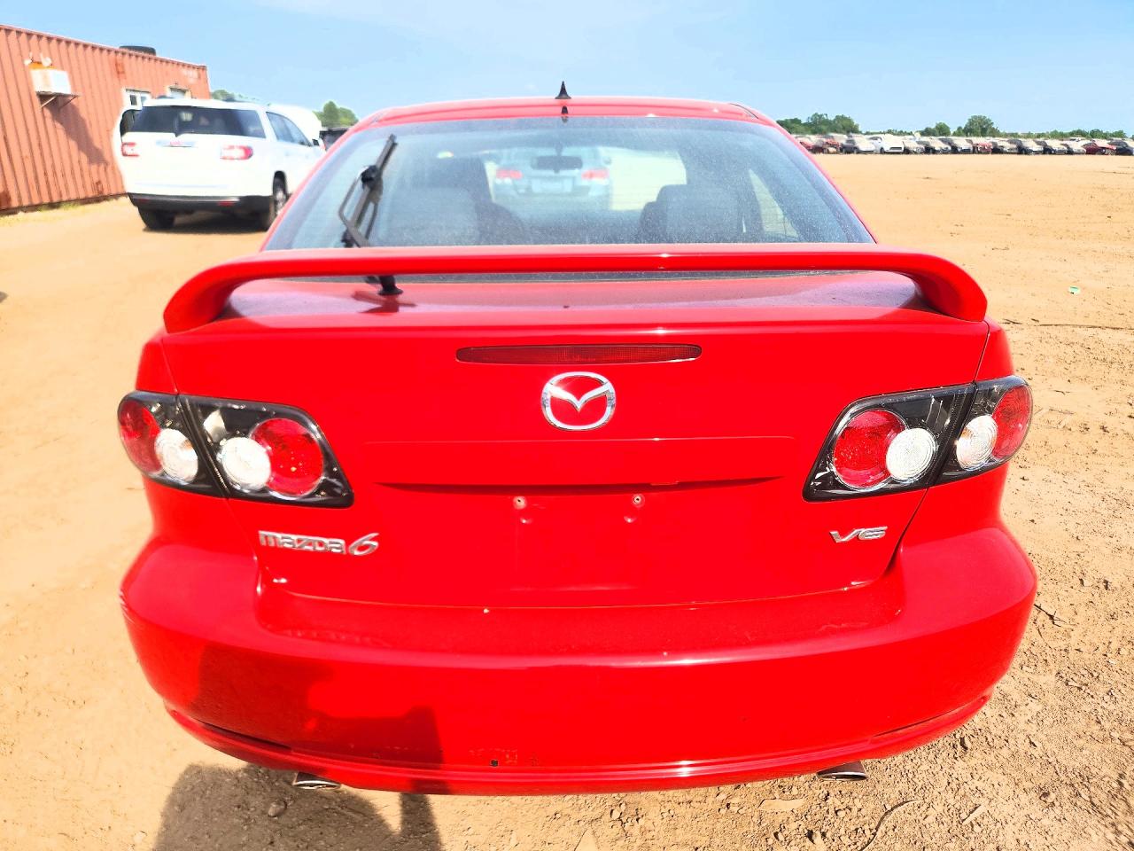 2006 Mazda 6 S Black vin: 1YVHP84D565M55894
