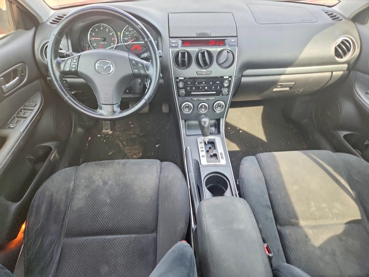 2006 Mazda 6 S Black vin: 1YVHP84D565M55894