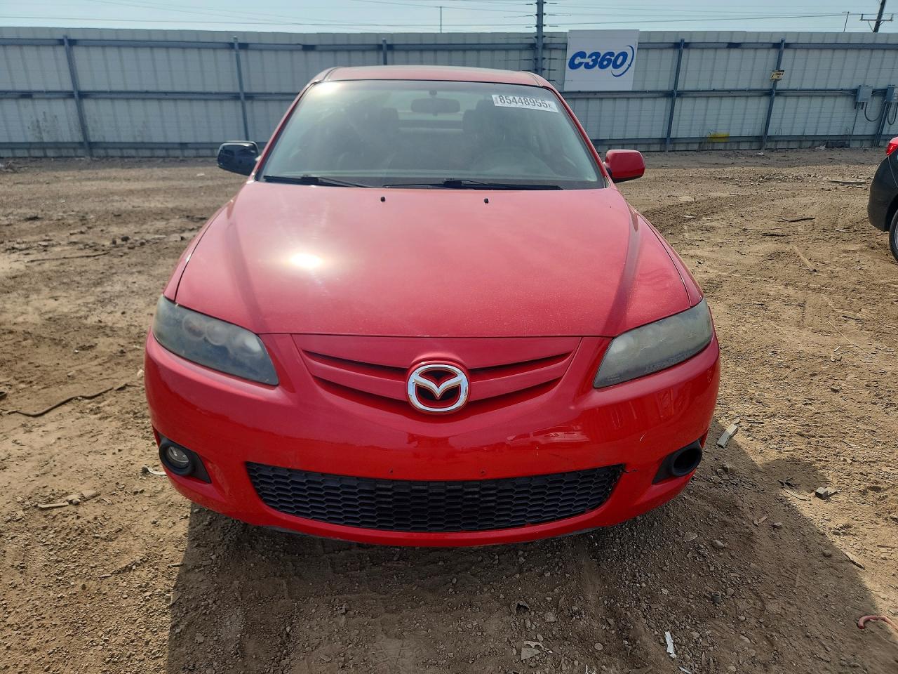 2006 Mazda 6 S Black vin: 1YVHP84D565M55894