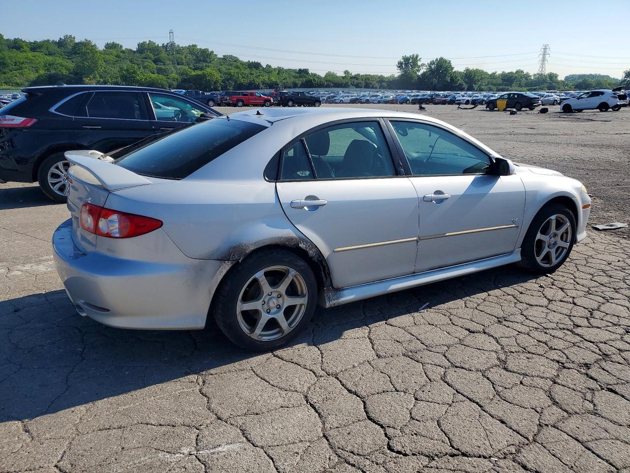 2005 Mazda 6 S Silver vin: 1YVHP84D955M49112