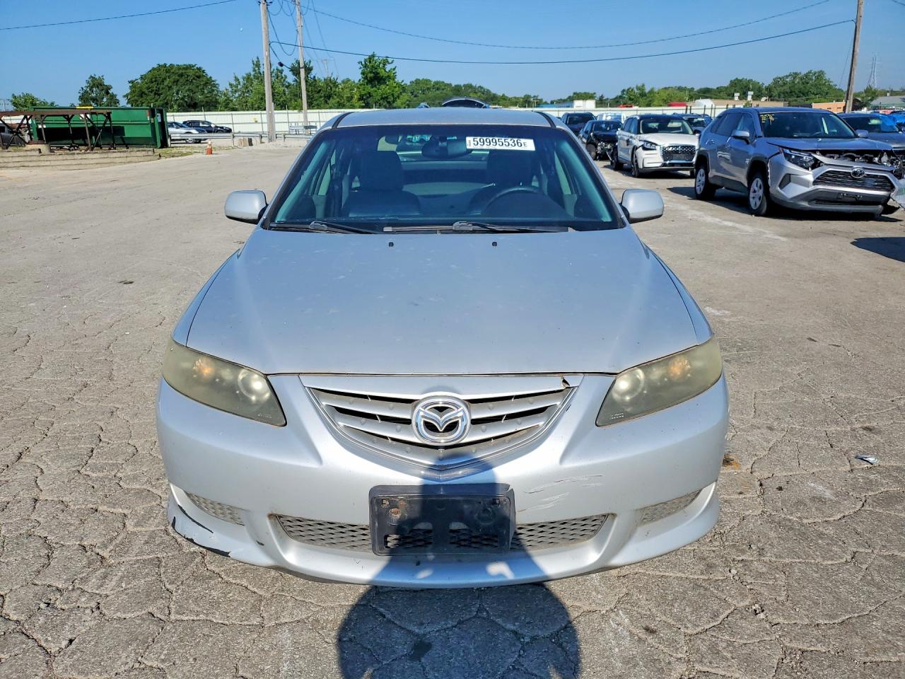 2005 Mazda 6 S Silver vin: 1YVHP84D955M49112