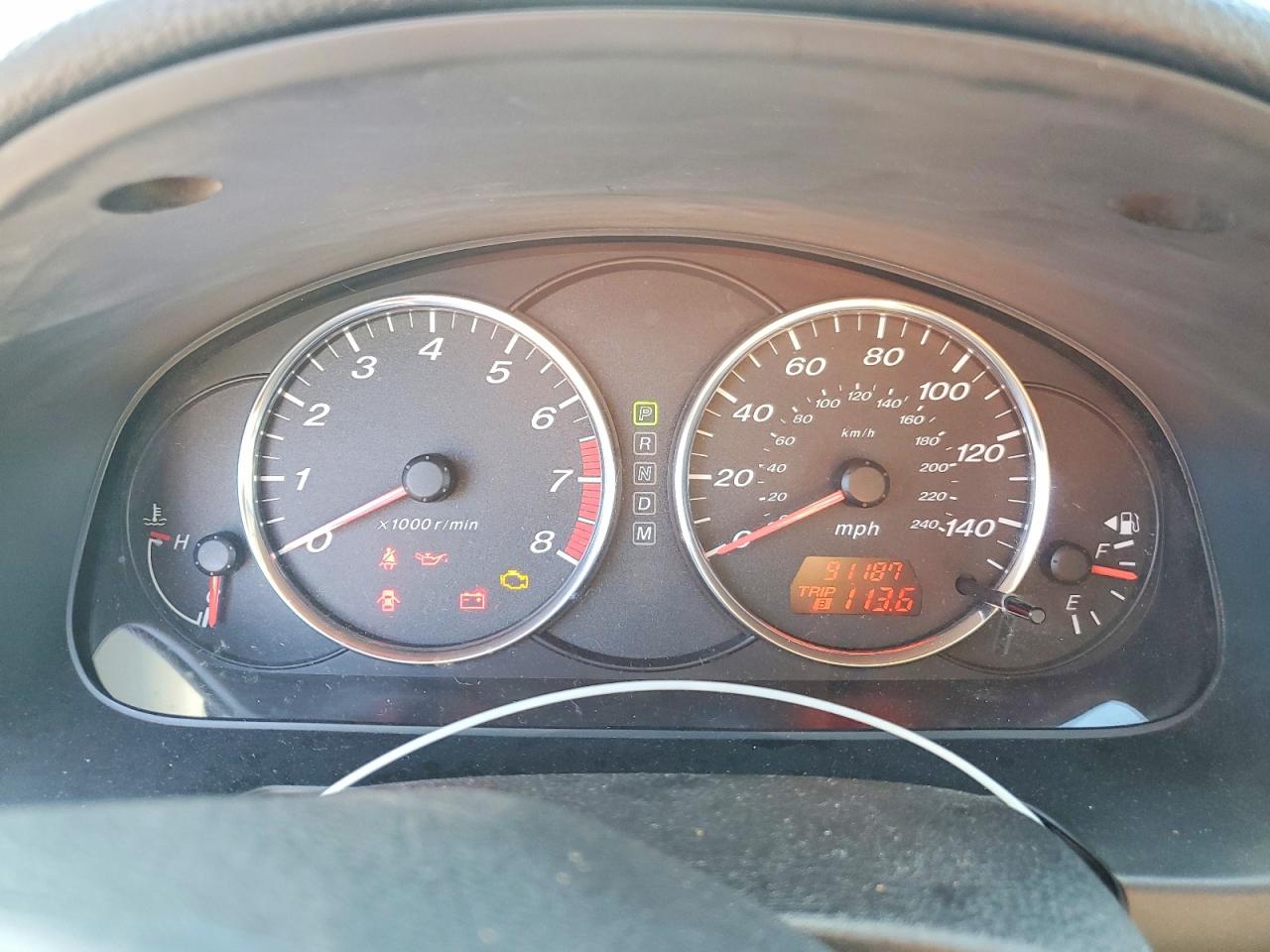 2005 Mazda 6 S Silver vin: 1YVHP84D955M49112