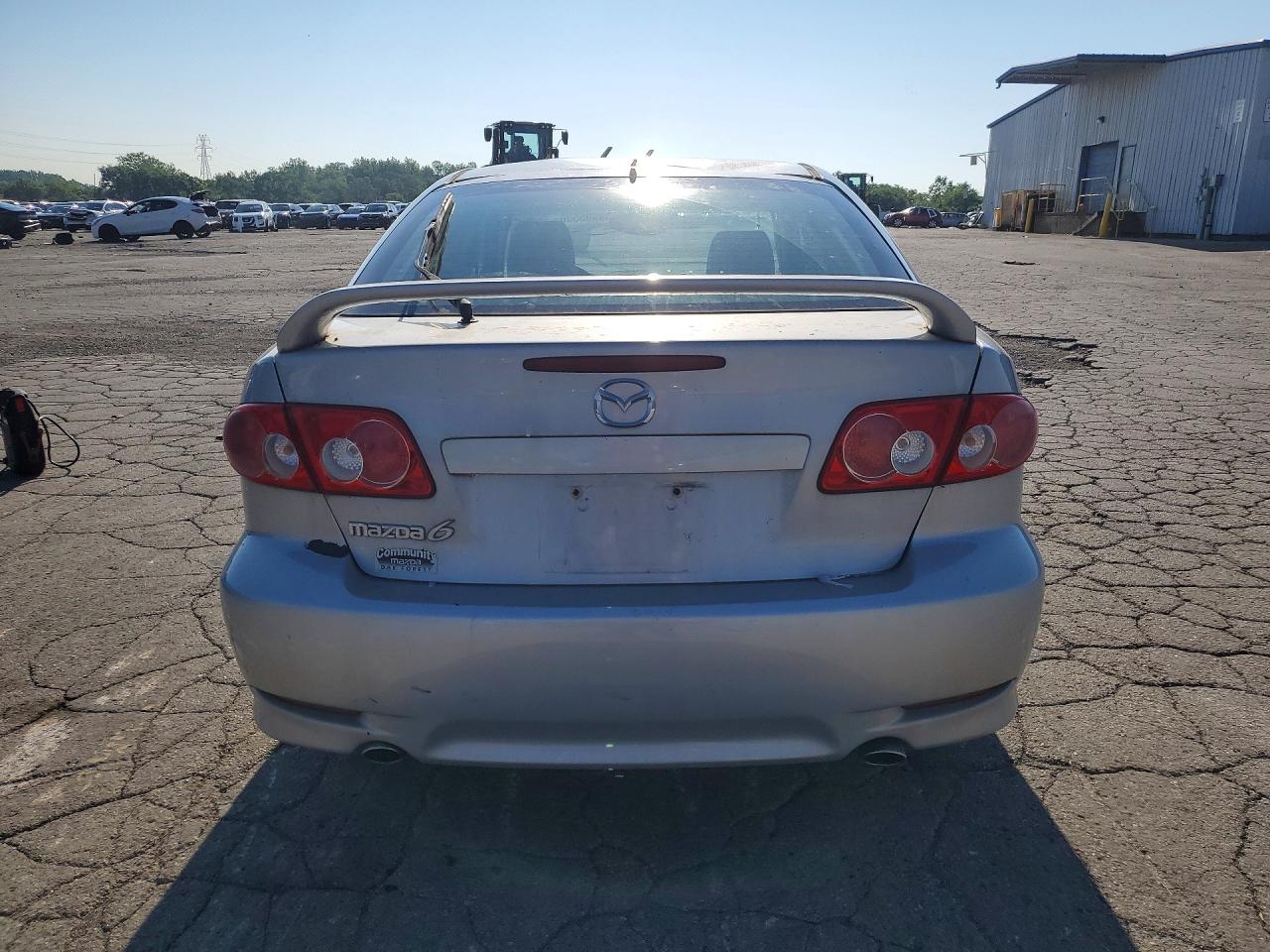 2005 Mazda 6 S Silver vin: 1YVHP84D955M49112