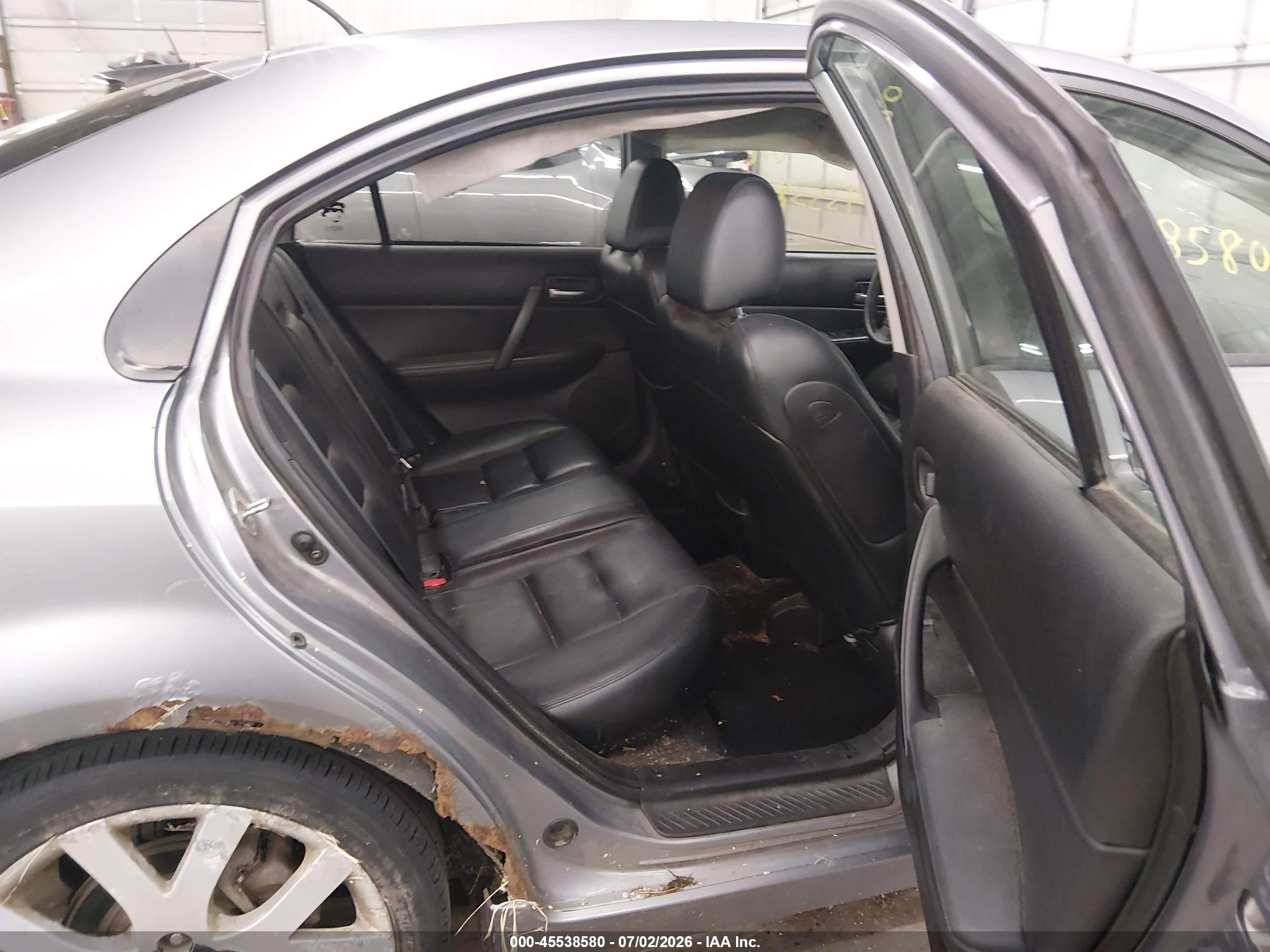 2007 Mazda Mazda6 S Grand Touring Gray vin: 1YVHP85D475M16861