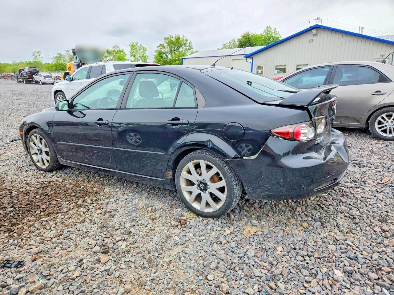 2008 Mazda 6 S Черный vin: 1YVHP85D885M26312