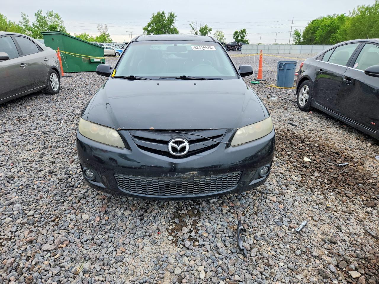 2008 Mazda 6 S Черный vin: 1YVHP85D885M26312