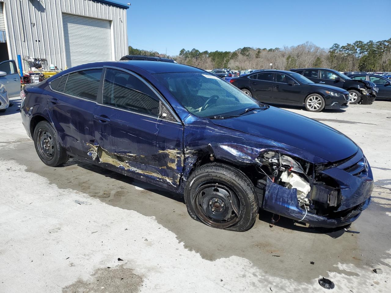2010 Mazda 6 I Blue vin: 1YVHZ8BH0A5M23167