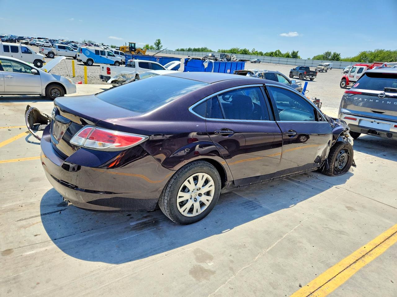 2010 Mazda 6 Фиолетовый vin: 1YVHZ8BH0A5M45945