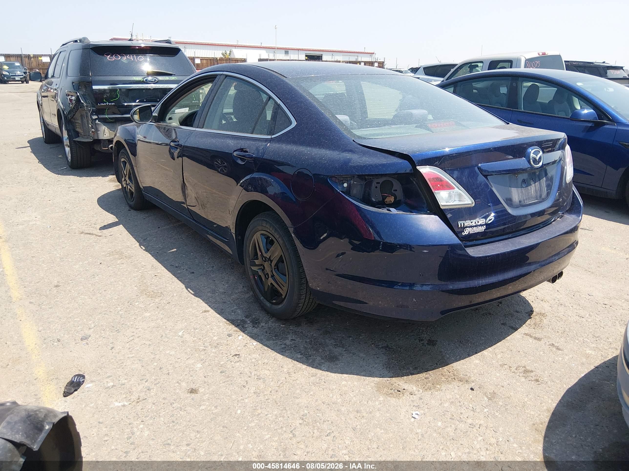 2011 Mazda Mazda6 I Sport Blue vin: 1YVHZ8BH0B5M00666