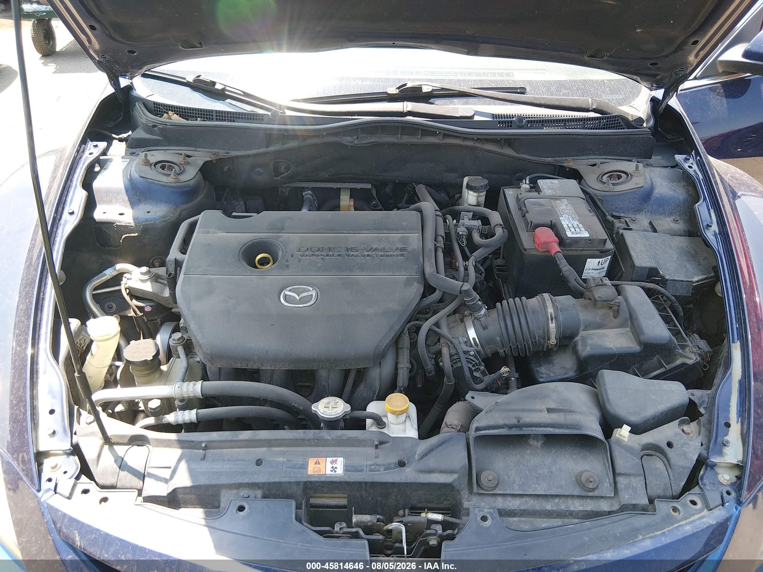 2011 Mazda Mazda6 I Sport Blue vin: 1YVHZ8BH0B5M00666