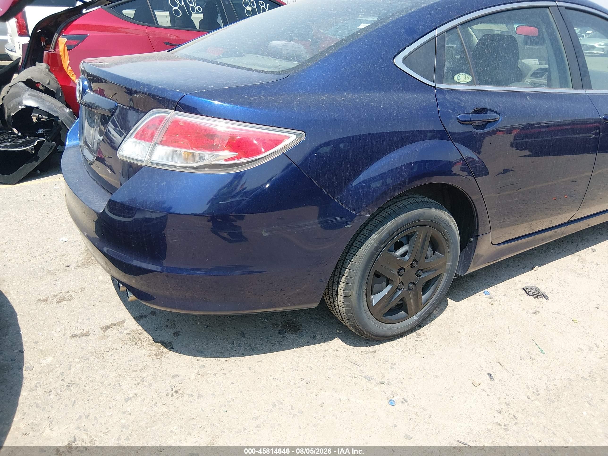 2011 Mazda Mazda6 I Sport Blue vin: 1YVHZ8BH0B5M00666
