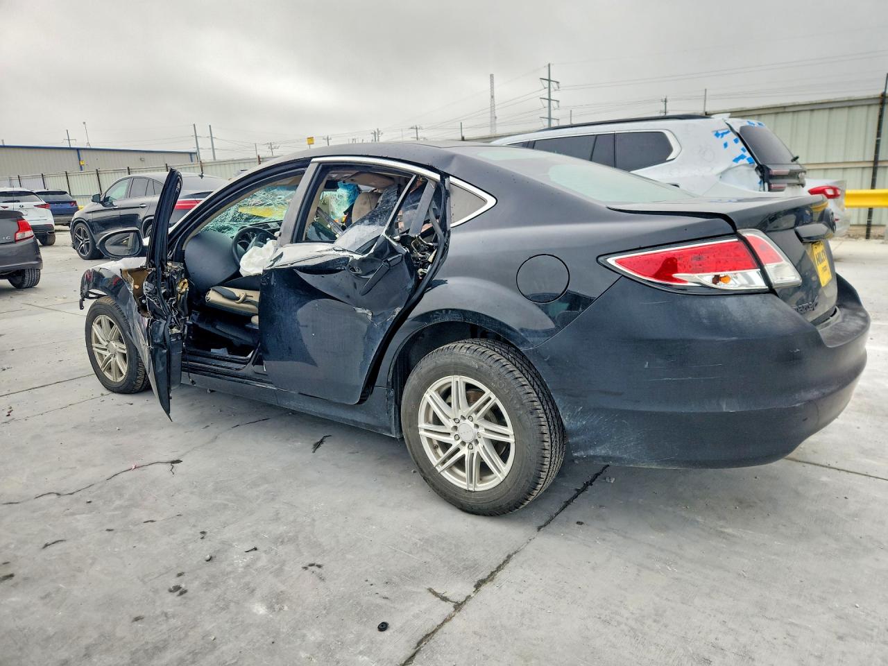 2011 Mazda 6 I Black vin: 1YVHZ8BH0B5M14096