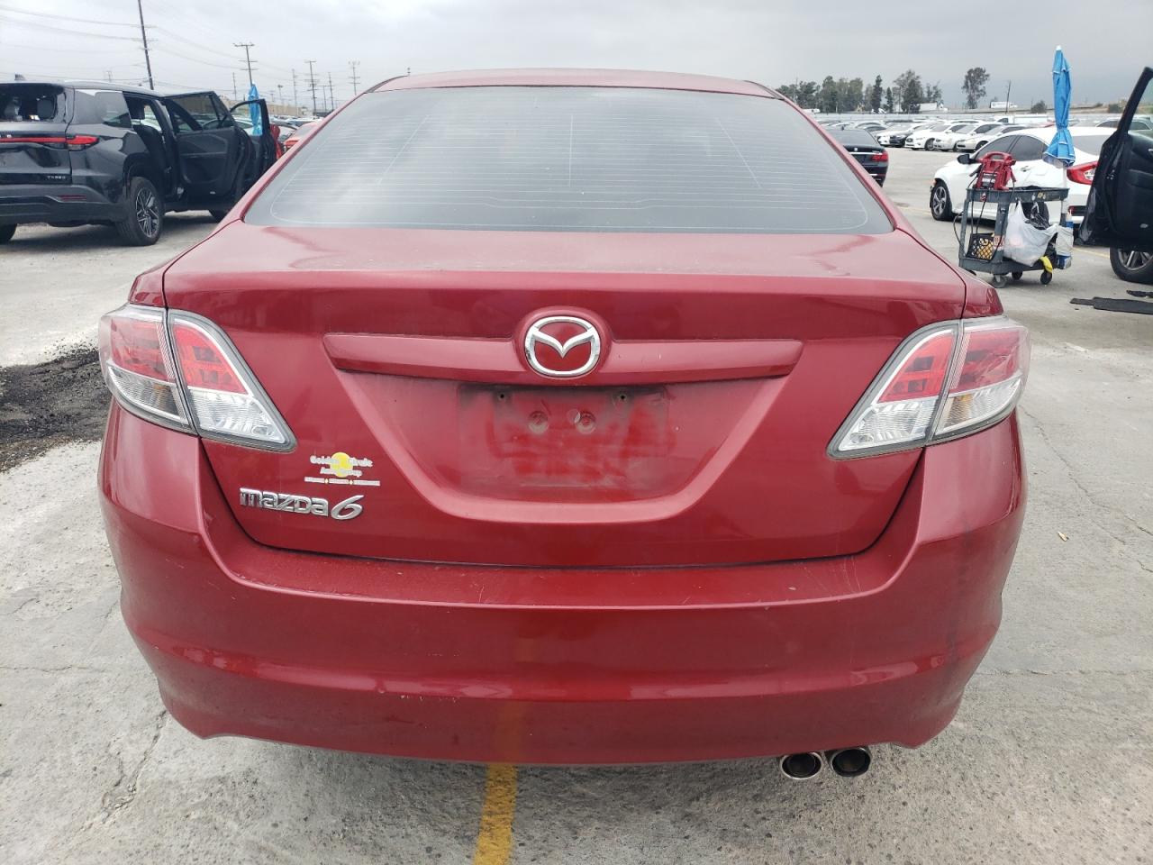 2011 Mazda 6 I Красный vin: 1YVHZ8BH0B5M14793