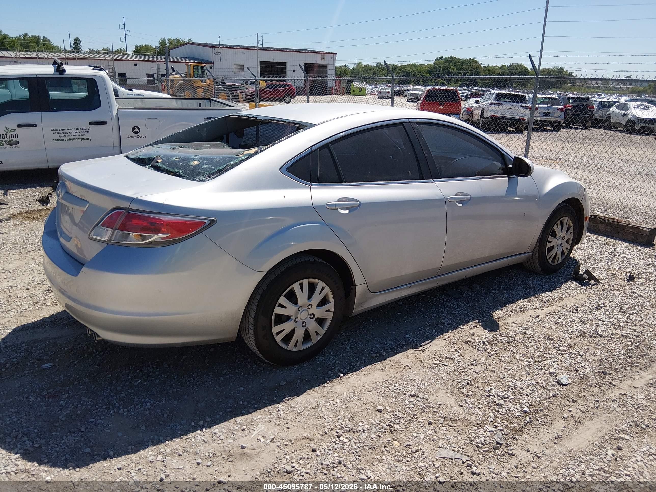 2012 Mazda Mazda6 I Sport Silver vin: 1YVHZ8BH0C5M41008