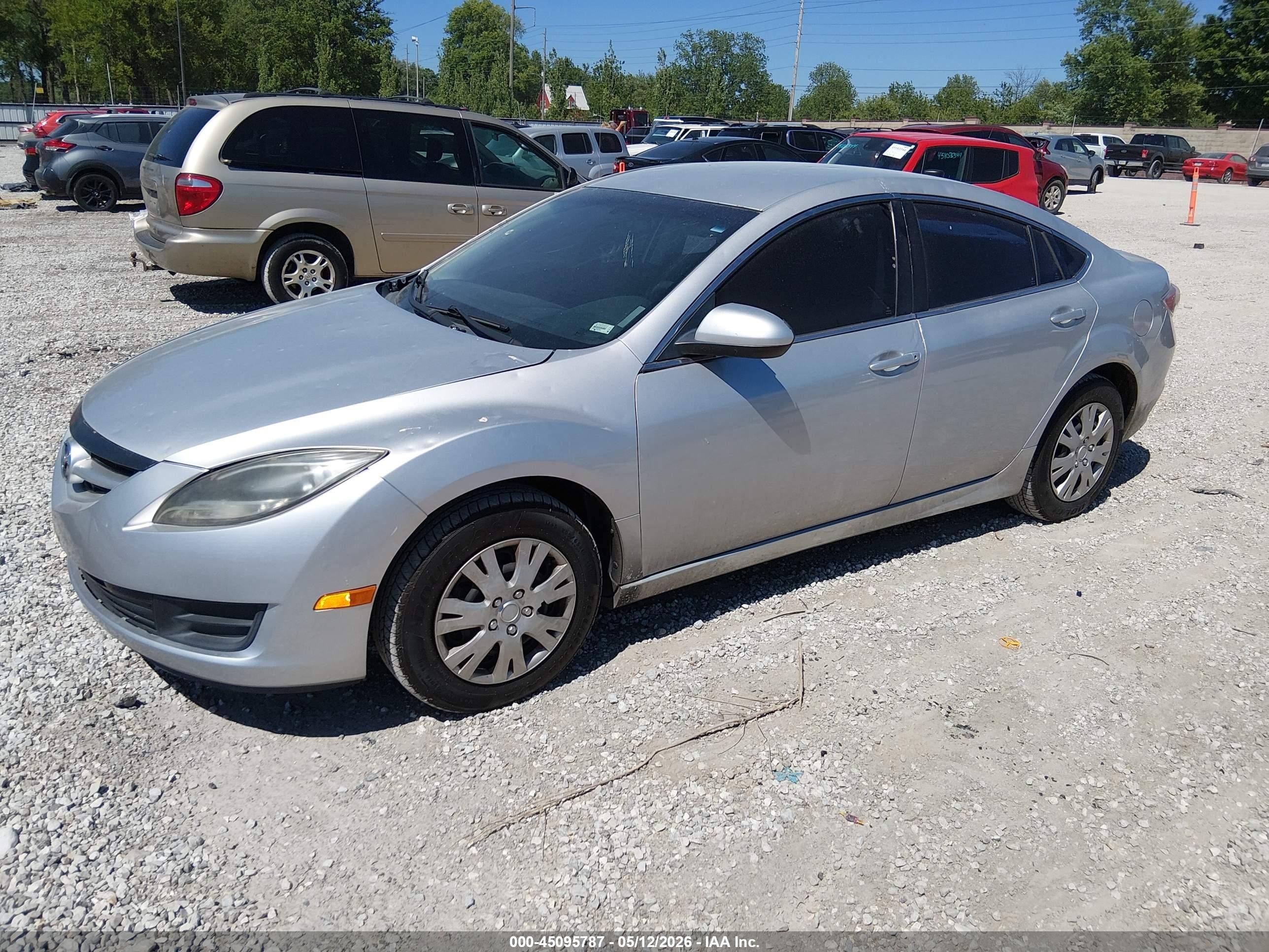 2012 Mazda Mazda6 I Sport Silver vin: 1YVHZ8BH0C5M41008