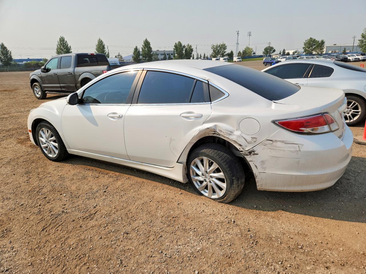 2013 Mazda 6 Sport White vin: 1YVHZ8BH0D5M01626