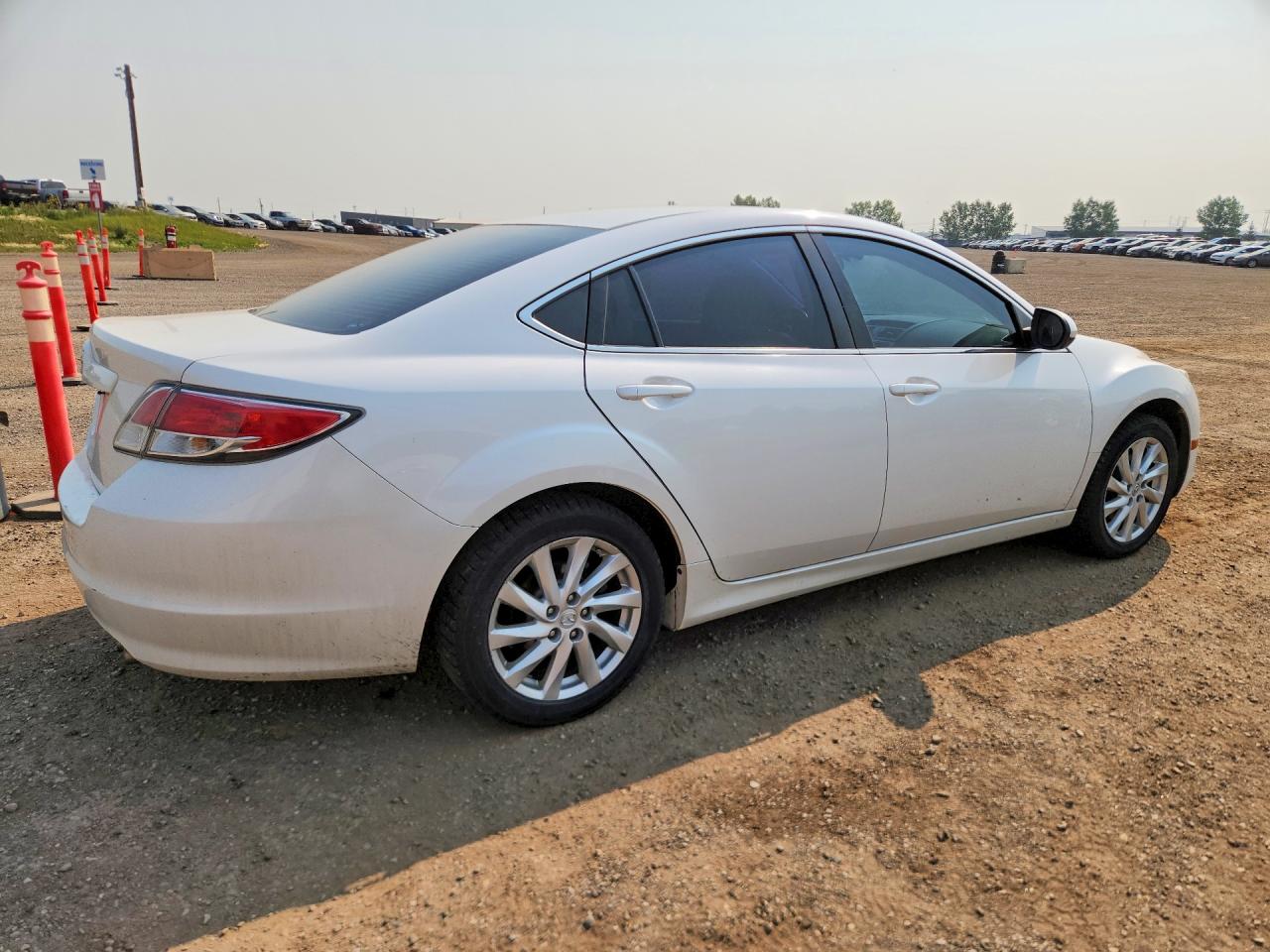 2013 Mazda 6 Sport White vin: 1YVHZ8BH0D5M01626