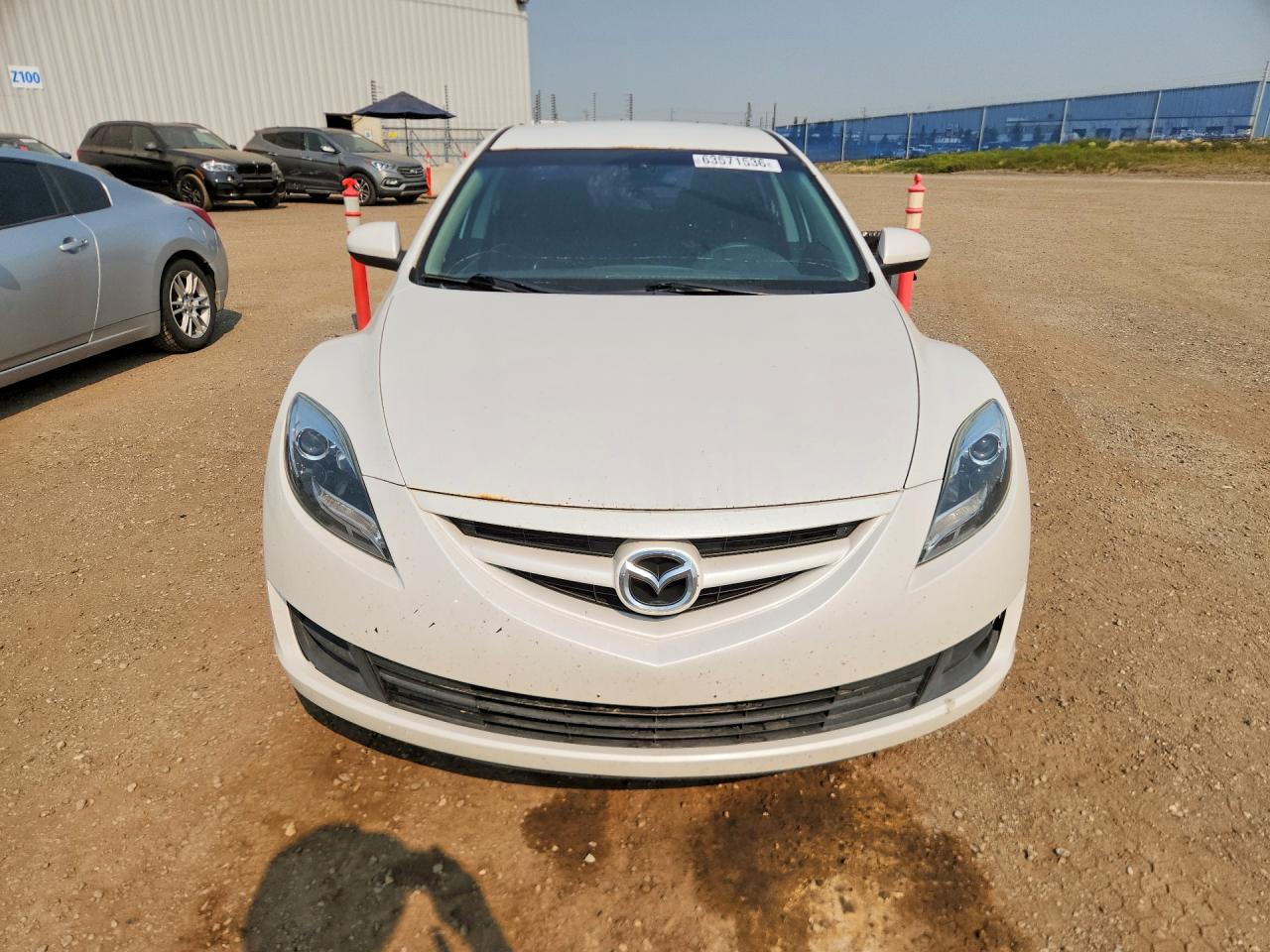 2013 Mazda 6 Sport White vin: 1YVHZ8BH0D5M01626
