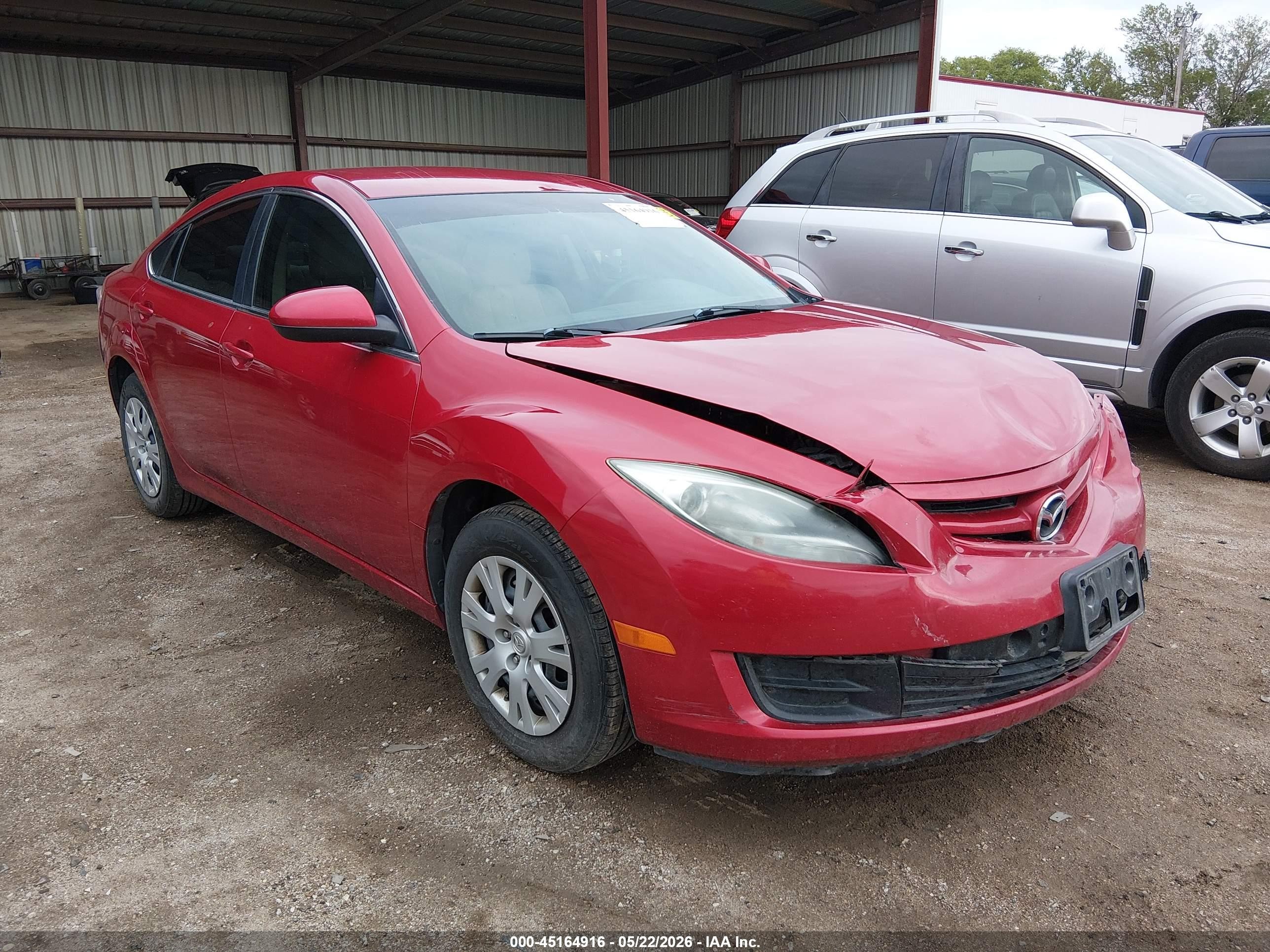 2013 Mazda Mazda6 I Sport Red vin: 1YVHZ8BH0D5M04753