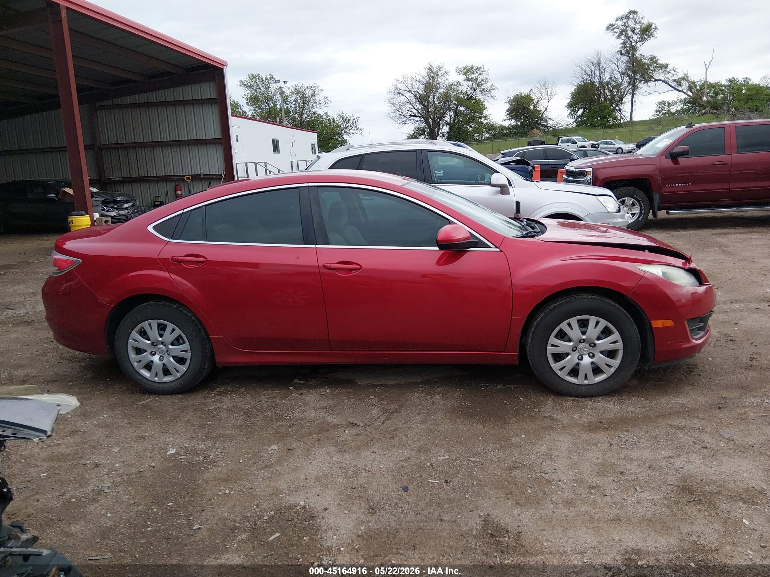 2013 Mazda Mazda6 I Sport Red vin: 1YVHZ8BH0D5M04753