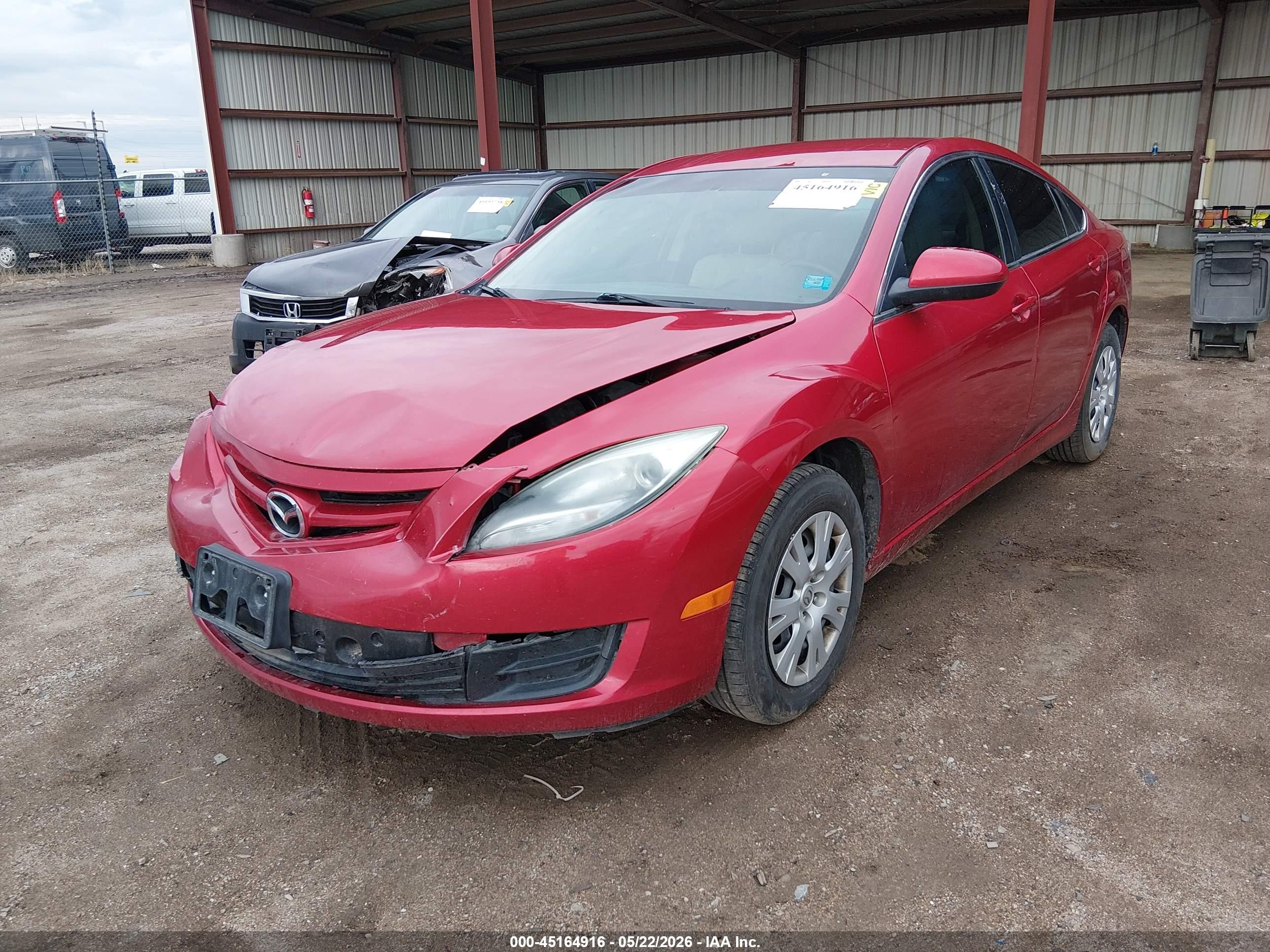 2013 Mazda Mazda6 I Sport Red vin: 1YVHZ8BH0D5M04753