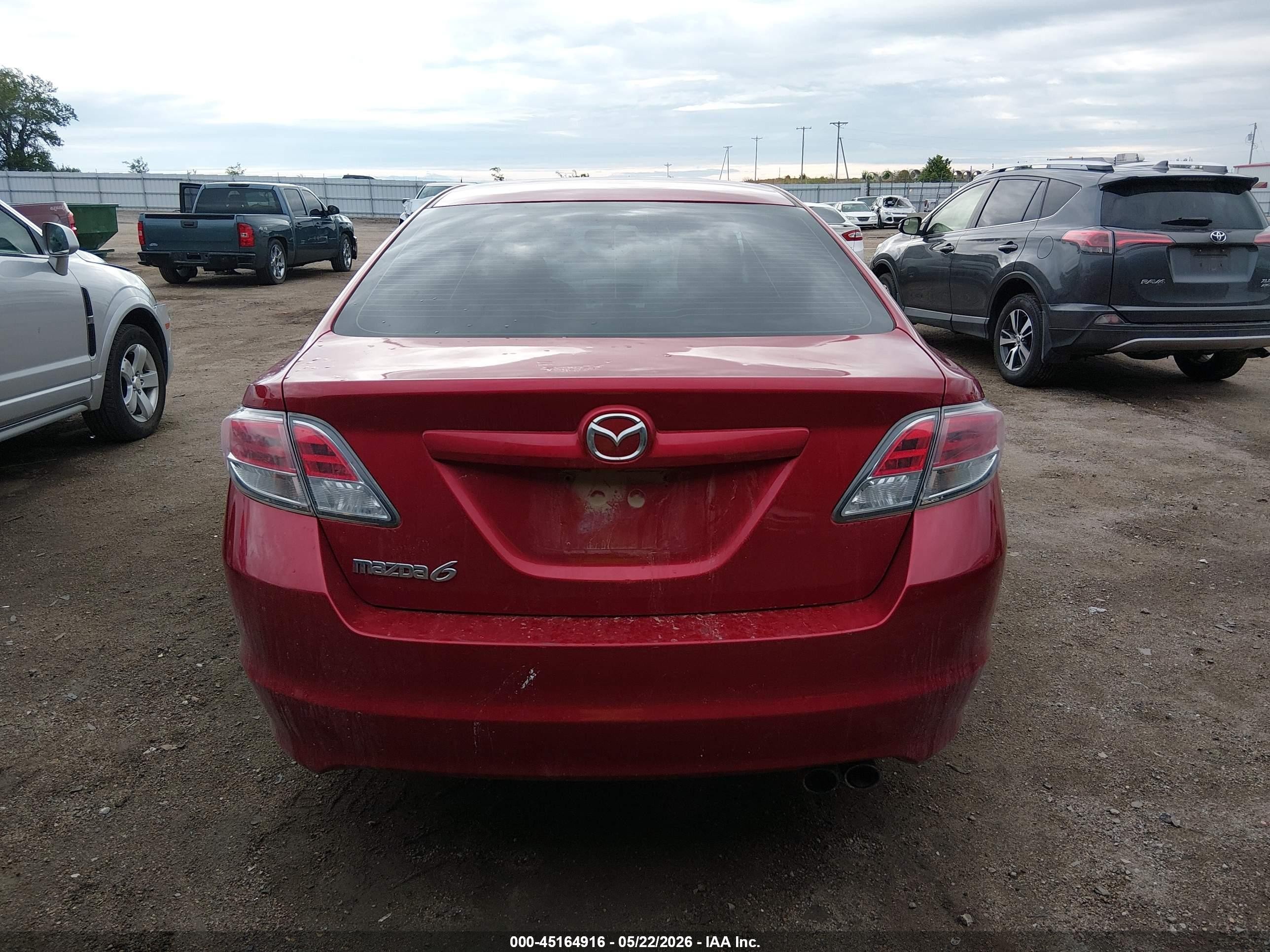2013 Mazda Mazda6 I Sport Red vin: 1YVHZ8BH0D5M04753