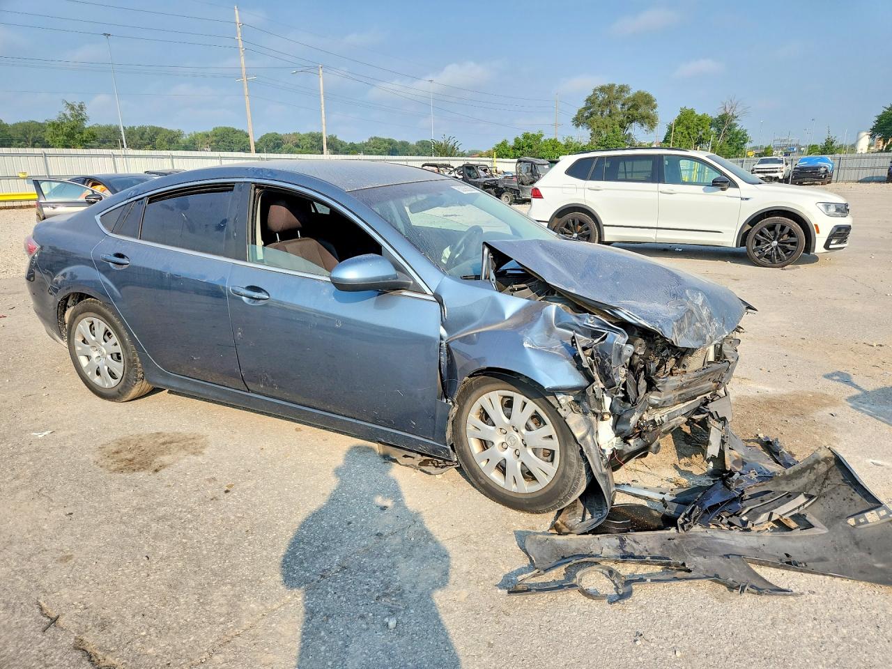 2013 Mazda 6 Sport Blue vin: 1YVHZ8BH0D5M14313