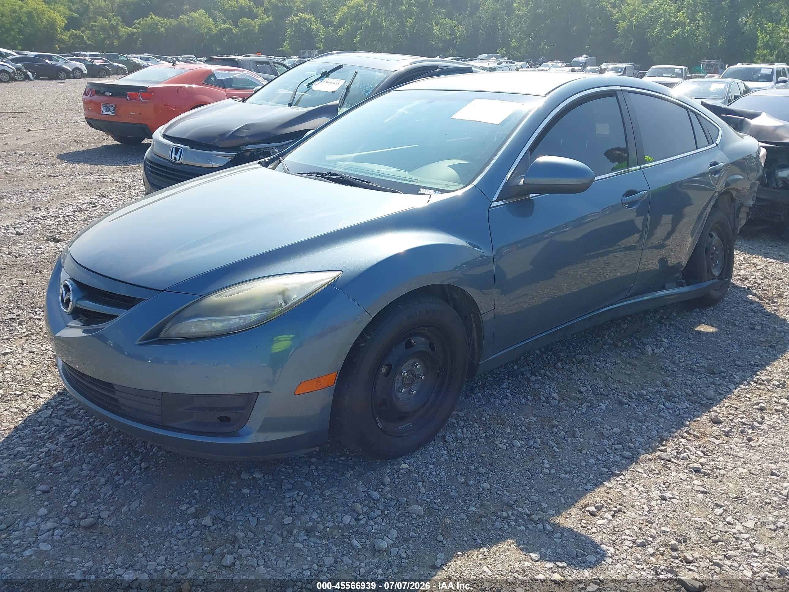 2013 Mazda Mazda6 I Sport Синий vin: 1YVHZ8BH0D5M14375