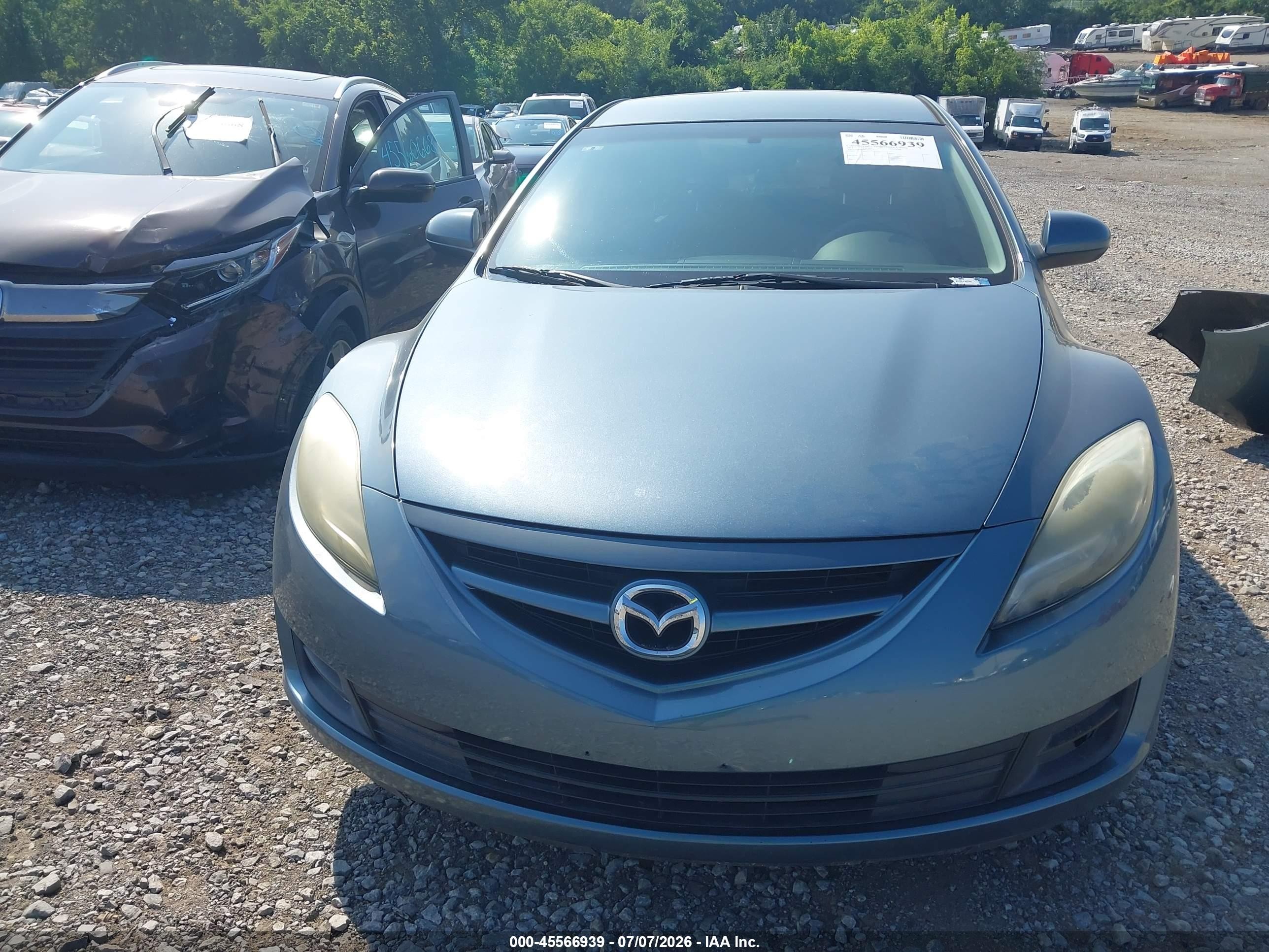 2013 Mazda Mazda6 I Sport Синий vin: 1YVHZ8BH0D5M14375