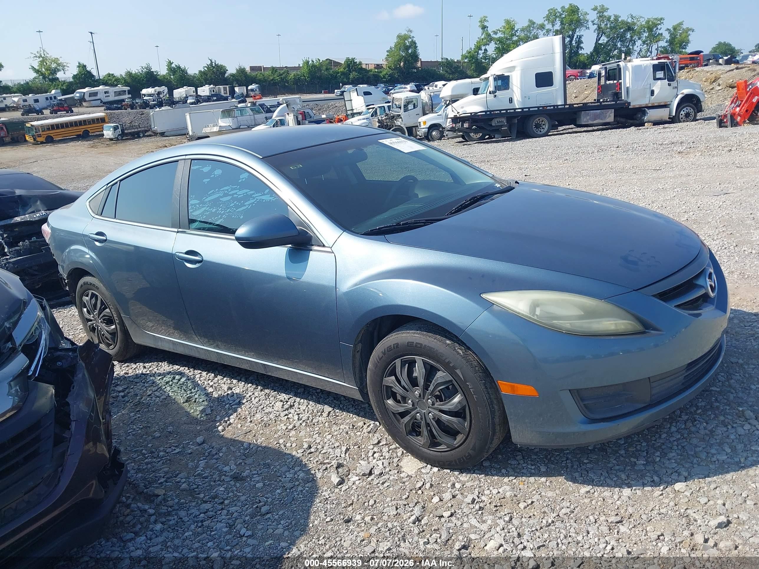 2013 Mazda Mazda6 I Sport Синий vin: 1YVHZ8BH0D5M14375