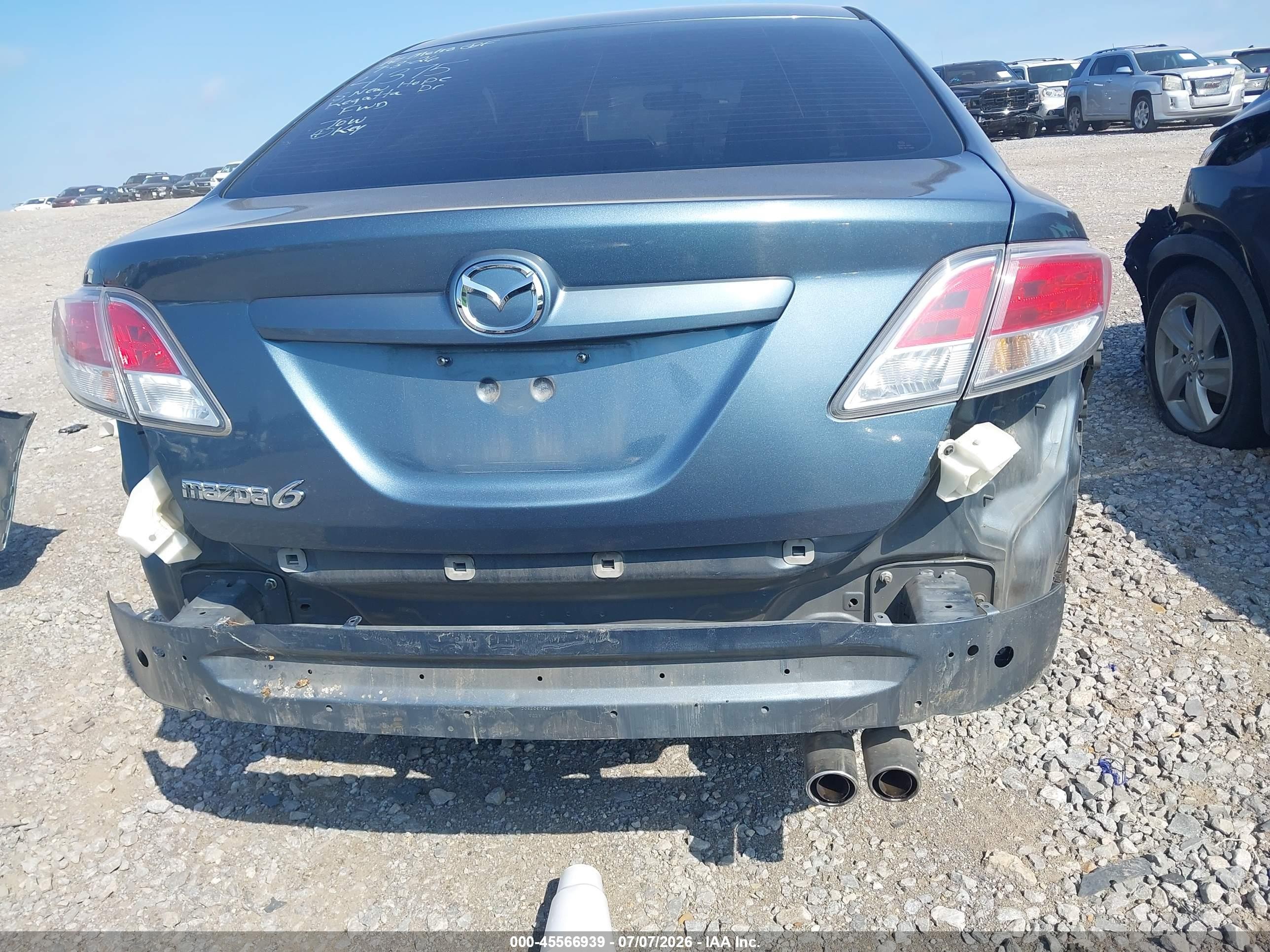 2013 Mazda Mazda6 I Sport Синий vin: 1YVHZ8BH0D5M14375