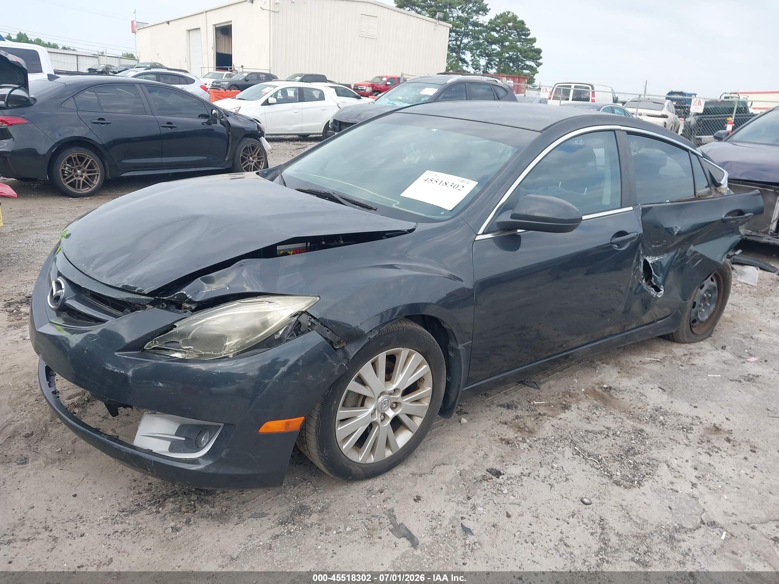 2013 Mazda Mazda6 I Sport Gray vin: 1YVHZ8BH0D5M16451